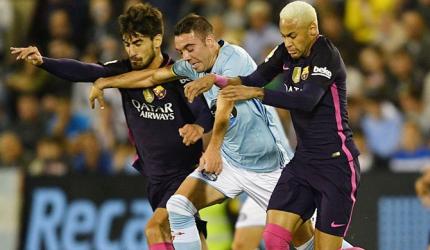 Shocking! Barca lose to Celta