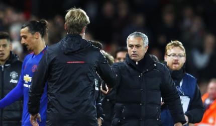 Mourinho criticises 'cautious' Liverpool as Ibra rues goal miss