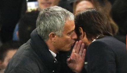 What did Mourinho whisper in Conte's ear?