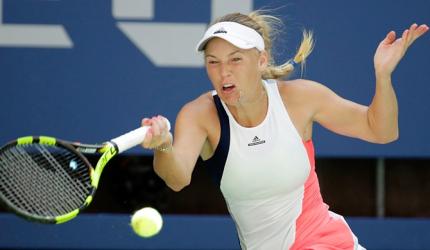 US Open PIX: Wozniacki drops Sevastova; Djokovic, Kerber also reach semis