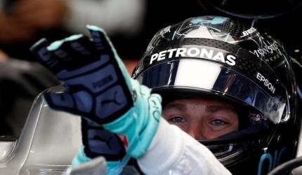 Rosberg storms to pole in Singapore