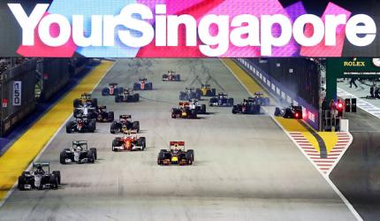 Economic slowdown hurts Singapore GP attendance