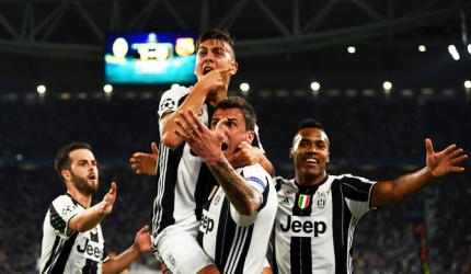 Champions League PIX: Dybala upstages Messi as Juve stun Barcelona