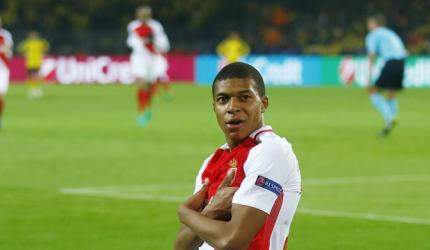 Champions League: Monaco's Mbappe stuns Dortmund after bus attack