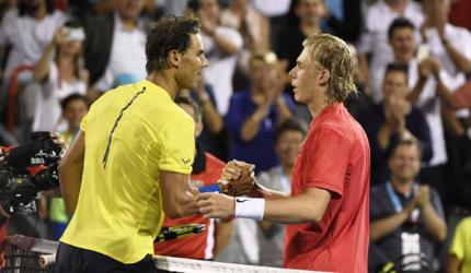 Tennis round-up: Nadal stunned by teen, Federer staggers past Ferrer