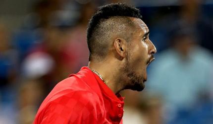 Kyrgios sweeps away Nadal in Cincinnati quarters