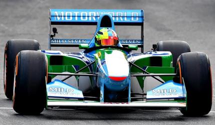 PHOTOS: Schumacher's son Mick takes father's 1994 car for a spin