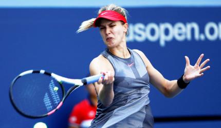 Bouchard falls again at US Open as lawsuit continues