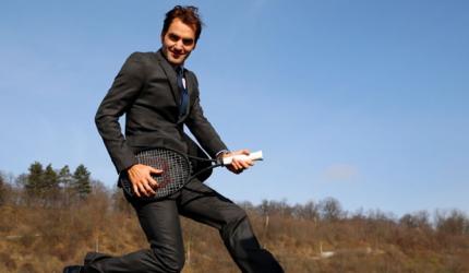 Roger Federer's fantastic photo shoot