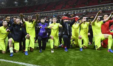 PHOTOS: Spurs exit Europa League, Lyon in seventh heaven