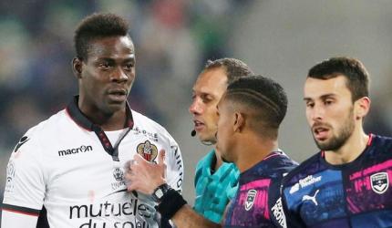 Nice striker Balotelli banned for two matches