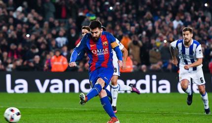 King's Cup: Barcelona thrash Real Sociedad to reach semis