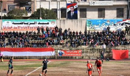 Football returns to battle-scarred Aleppo after five-year absence