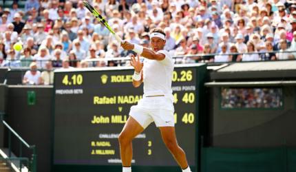 His aggressive forehand to the fore, Nadal cruises into Rnd 2