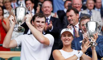 PHOTOS: Hingis-Murray are Wimbledon mixed doubles champions!