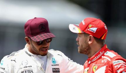 The gloves are off between Hamilton and Vettel