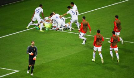 Confed Cup: Portugal out after Bravo save sends Chile into final