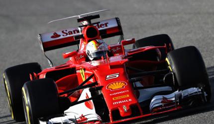 Ferrari's Italian stallion has a spring in its step