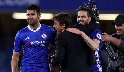 EPL PHOTOS: Chelsea close in on title after Boro thrashing