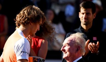 Zverev stuns Djokovic to win Italian Open