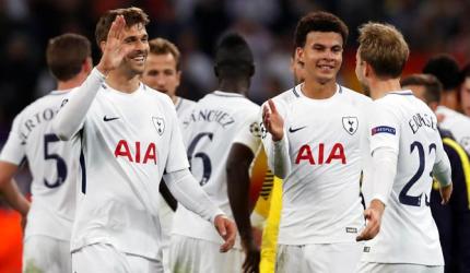 PHOTOS: Tottenham stun champions Real Madrid