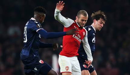 Europa League: Arsenal through, Everton go out