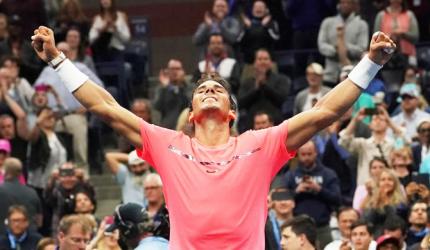 Nadal survives early wobble to book last 16 spot at US Open