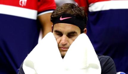 What caused Federer's downfall against del Potro