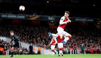 PHOTOS: Arsenal, Atletico close in on Europa League semis