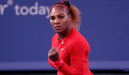 PHOTOS: Serena dominates in return; Murray knocked out