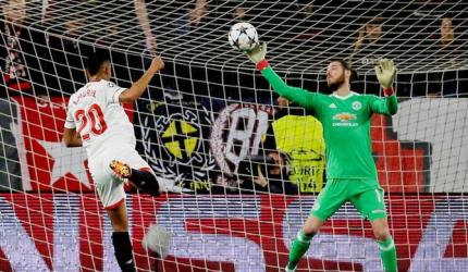 Superb De Gea shuts out Sevilla as Manchester Utd earn draw