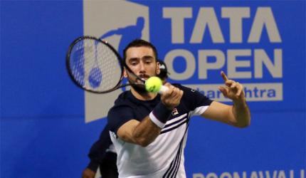 WATCH: How Cilic overpowered Ramakumar to moves into Tata Open quarters