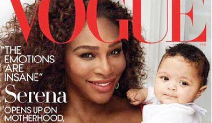 Hot new mommy Serena featured on Vogue cover!