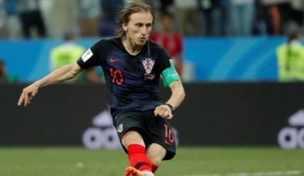 Croatia coach praises Modric shootout bravery after miss