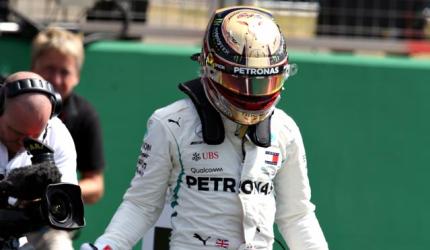 Emotional Hamilton on pole for home British GP