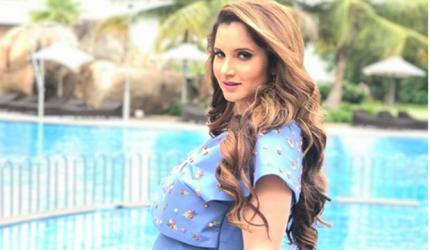 PIX: Sania Mirza flaunts her baby bump