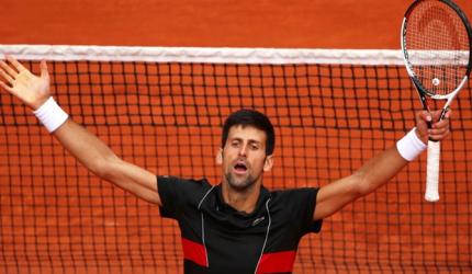 French Open PIX: Djokovic, Zverev battle into last 16; Wozniacki cruises