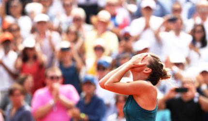 PHOTOS: Emotional Halep finally realises Major dream