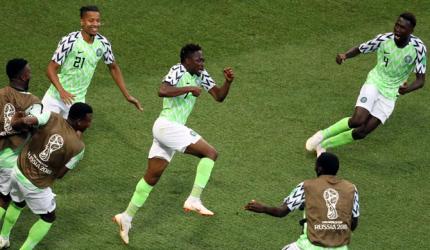 World Cup PHOTOS: Musa double powers Nigeria to victory