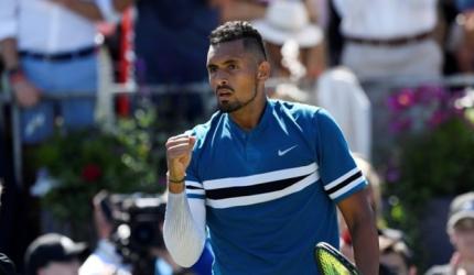 Dazzling Kyrgios downs Lopez to set up Cilic clash