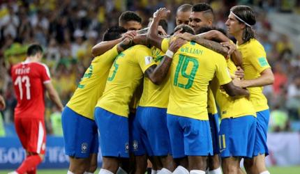 WC PIX: Brazil outclass Serbia to set up Mexico clash