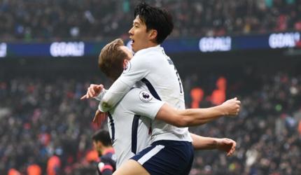 EPL: Son fires Spurs to victory; Mahrez earns Leicester a draw