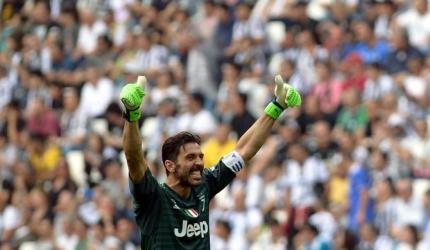 Buffon bids tearful farewell to Juventus after 656 games