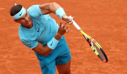 French Open PIX: Nadal downs Bolelli; Muguruza, Sharapova advance