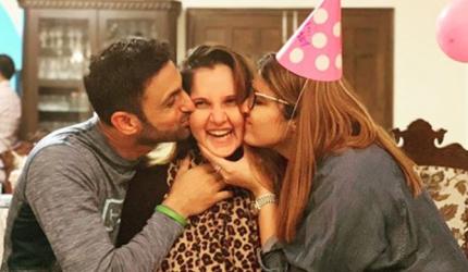 PIX: How new mom Sania Mirza celebrated her birthday