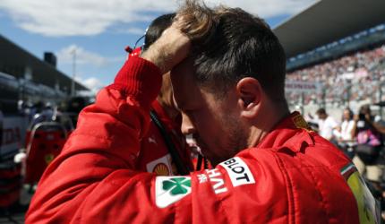 Vettel blames Verstappen for costly collision