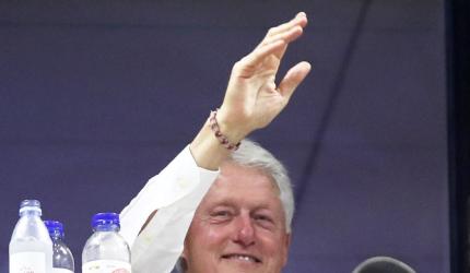 Look who came to watch Federer at the US Open!