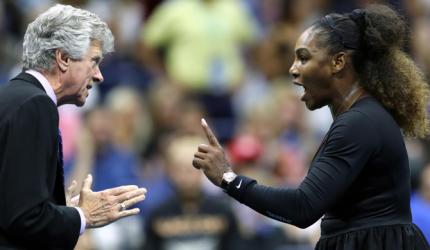 Serena's US Open treatment divides tennis world