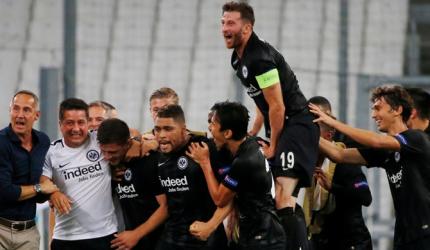 Europa League: Marseille stunned by Eintracht, Sevilla hit five