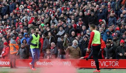 Extras: Liverpool vows to ban supporter who threw flare